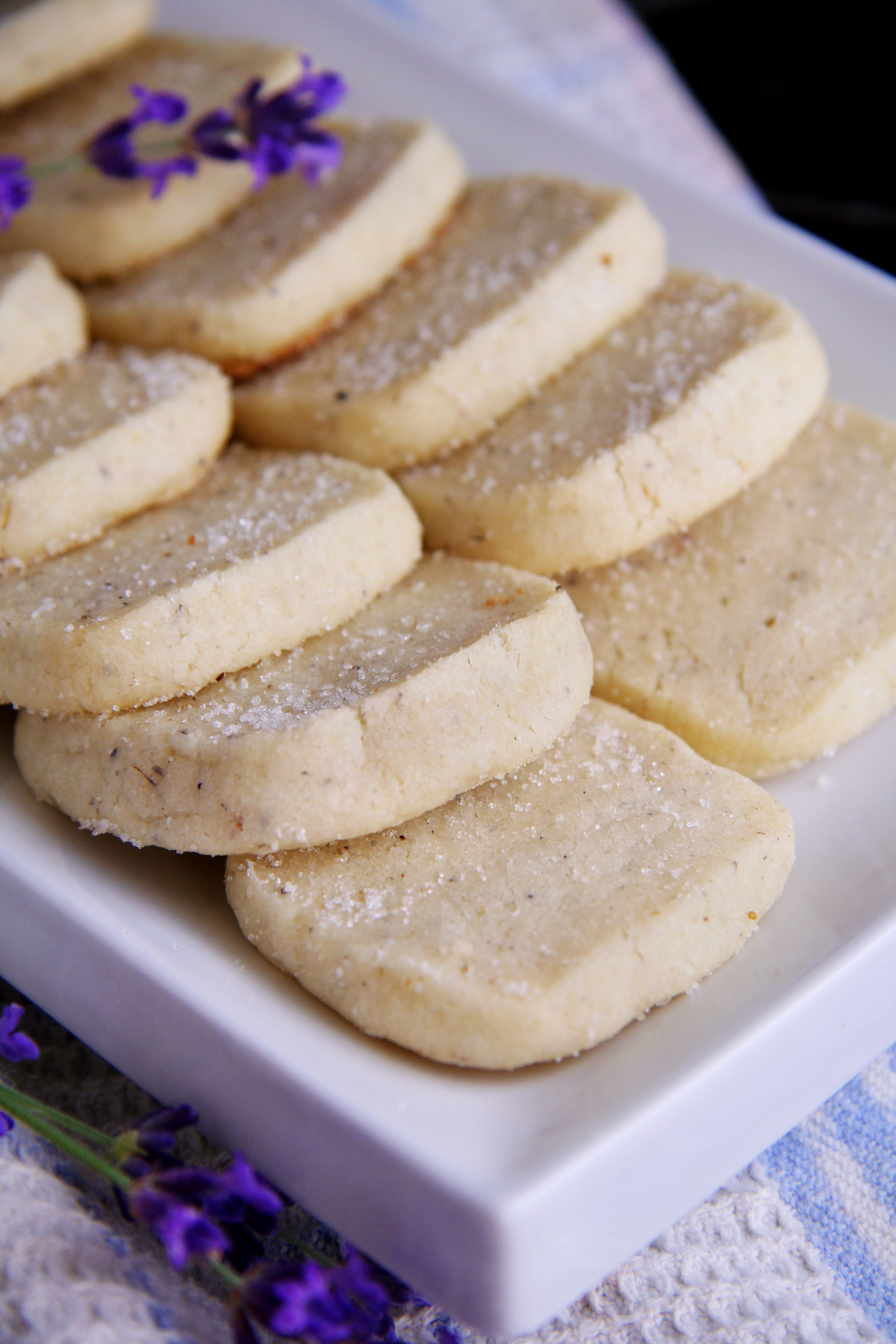 Lavender Shortbread Cookies