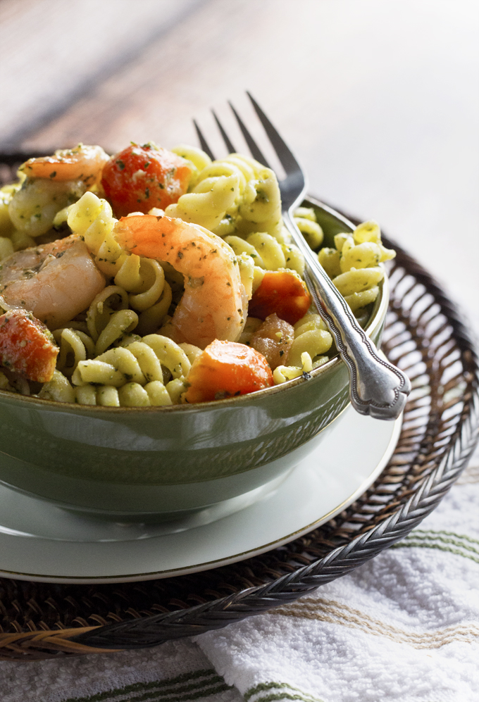 shrimp-and-tomato-pasta-with-a-spinach-basil-pesto