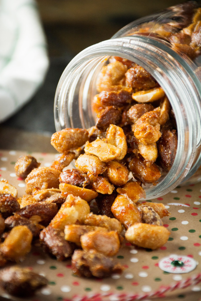 Sweet & Spicy Roasted Nuts